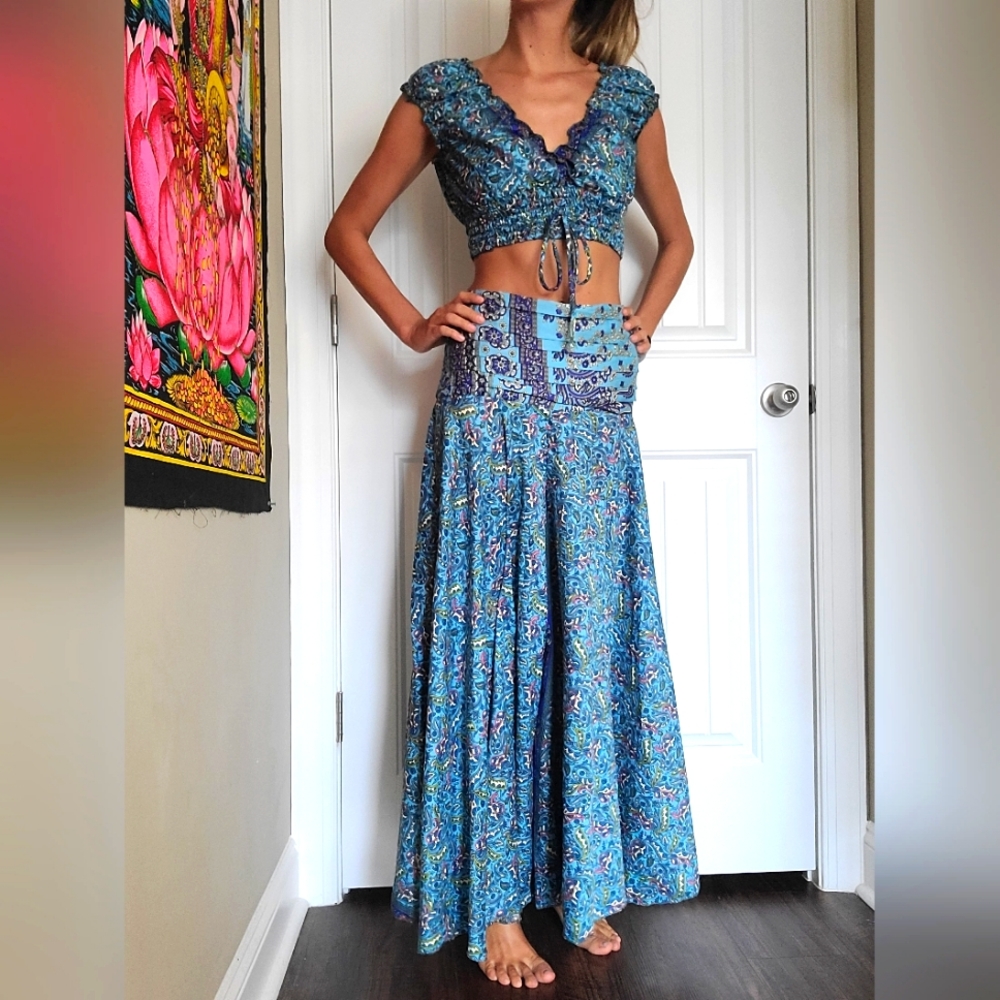 Bohemian Festival Set Beautiful Blue
